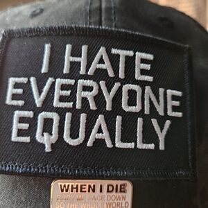 Black Hat with Bold Statement